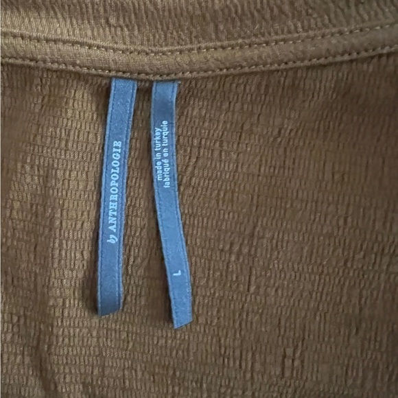 Anthropologie - Dina V-Neck Top Long Sleeve Oversized Sz L - Picture 6 of 7